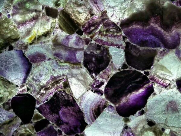 Amethyst-Halbedelsteine