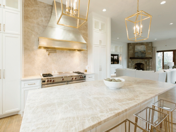 Taj Mahal Quartzite Kitchen Countertops