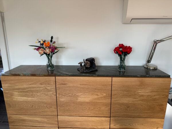 Blue Van Gogh Quartzite Console Table