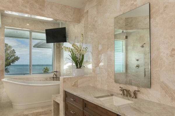 Taj Mahal Quartzite Bathroom