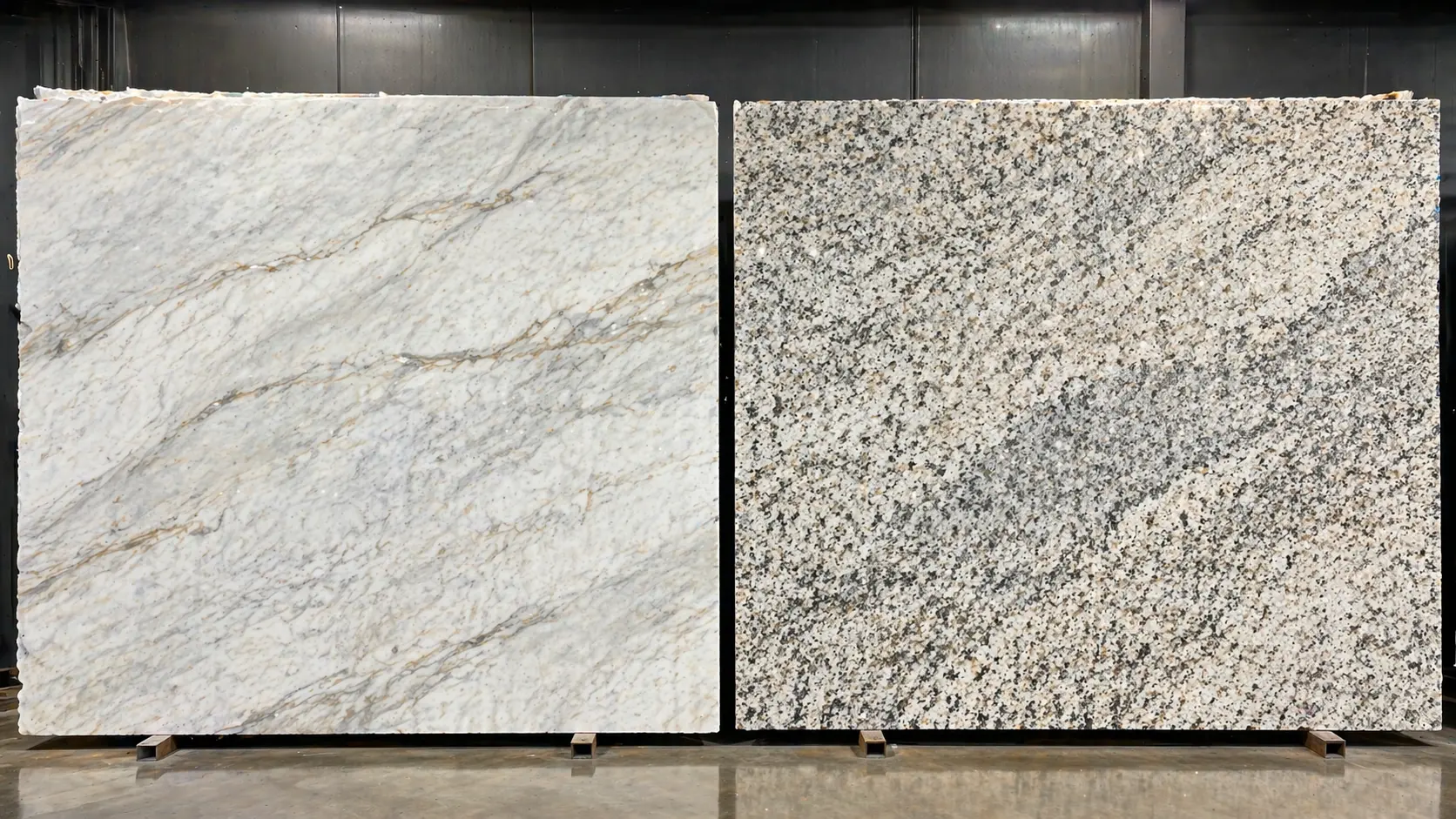 مقارنة بين لوح الكوارتزيت ولوح الغرانيت لاختيار سطح المطبخ