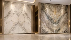bookmatched-marble-vs-quartzite-statement-wall