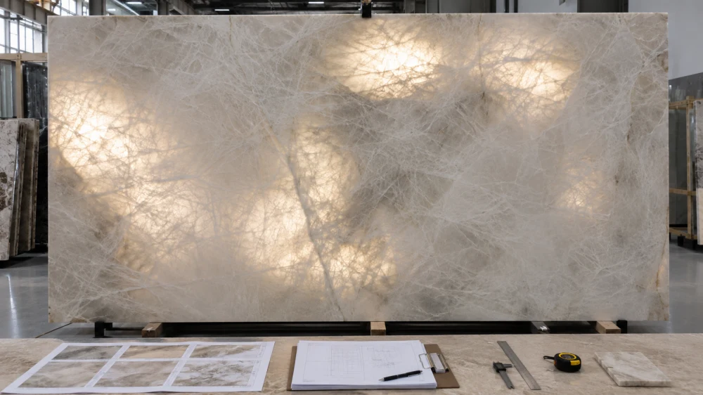cristallo-quartzite-translucency-inspection