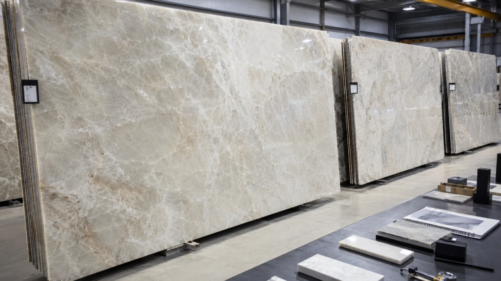 cristallo_quartzite_slab_selection_visual_approval
