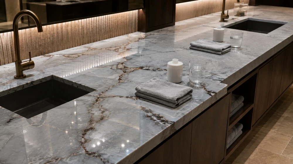 polished-honed-quartzite-commercial-cleaning-routine