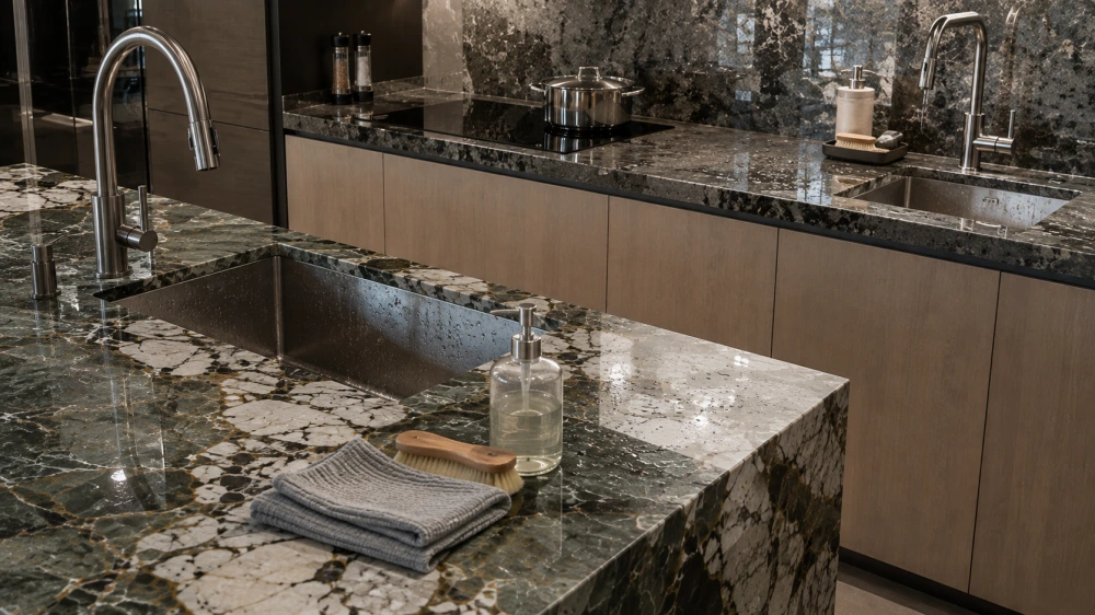 quartzite-granite-daily-use-maintenance-environment