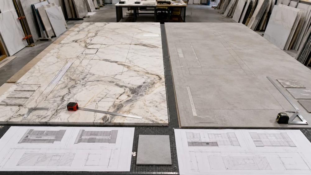 quartzite-porcelain-kitchen-island-layout-planning