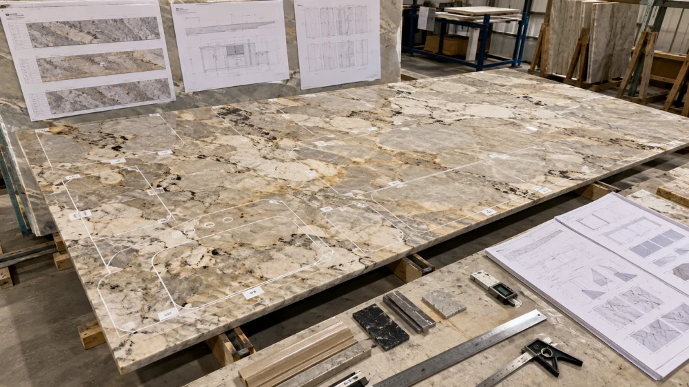 quartzite-slab-photo-drawing-layout-approval