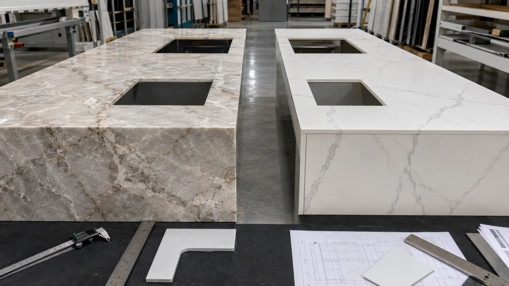 quartzite-vs-porcelain-countertop-fabrication-details