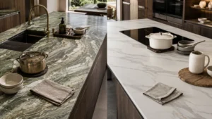 quartzite-vs-porcelain-heat-scratch-resistance