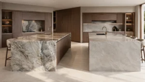 quartzite-vs-porcelain-slab-kitchen-countertops