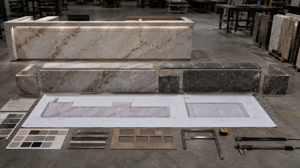 stone-reception-desk-component-design-review