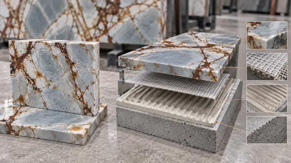 blue-roma-quartzite-bonding-interface-mesh-adhesive-substrate