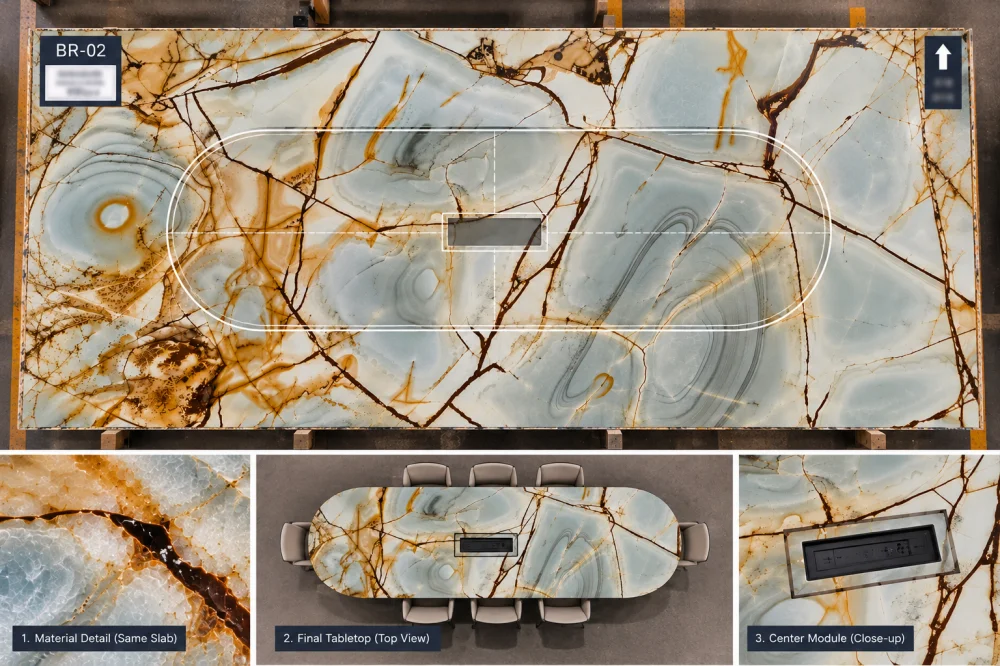blue-roma-quartzite-conference-table-slab-module-layout