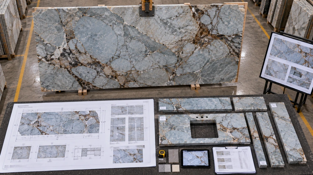 blue-roma-quartzite-slab-yield-cutting-layout