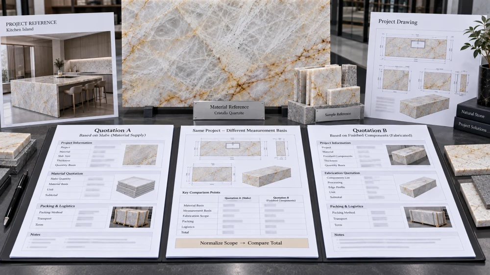 cristallo-quartzite-quotation-charge-basis-comparison
