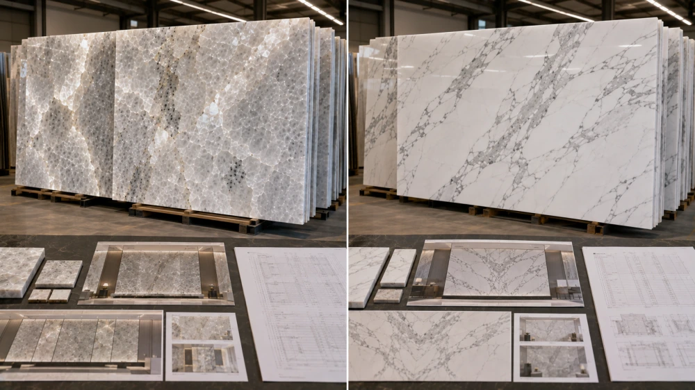 cristallo-statuario-full-slab-feature-wall-approval