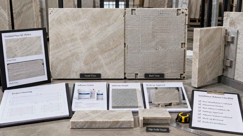 mesh-backed-quartzite-pre-installation-interface-approval