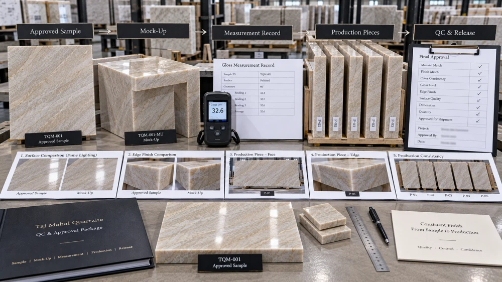 quartzite-approved-gloss-mock-up-production-qc