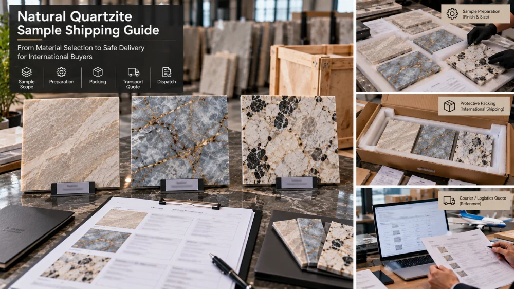 quartzite-sample-shipping-costs-before-dispatch