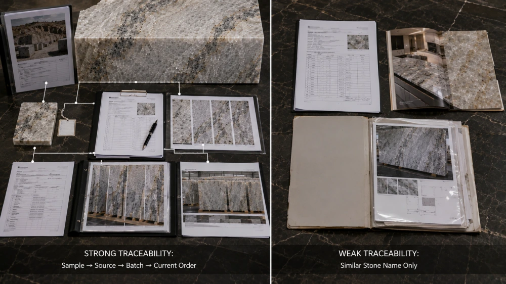 quartzite-test-report-strong-vs-weak-traceability