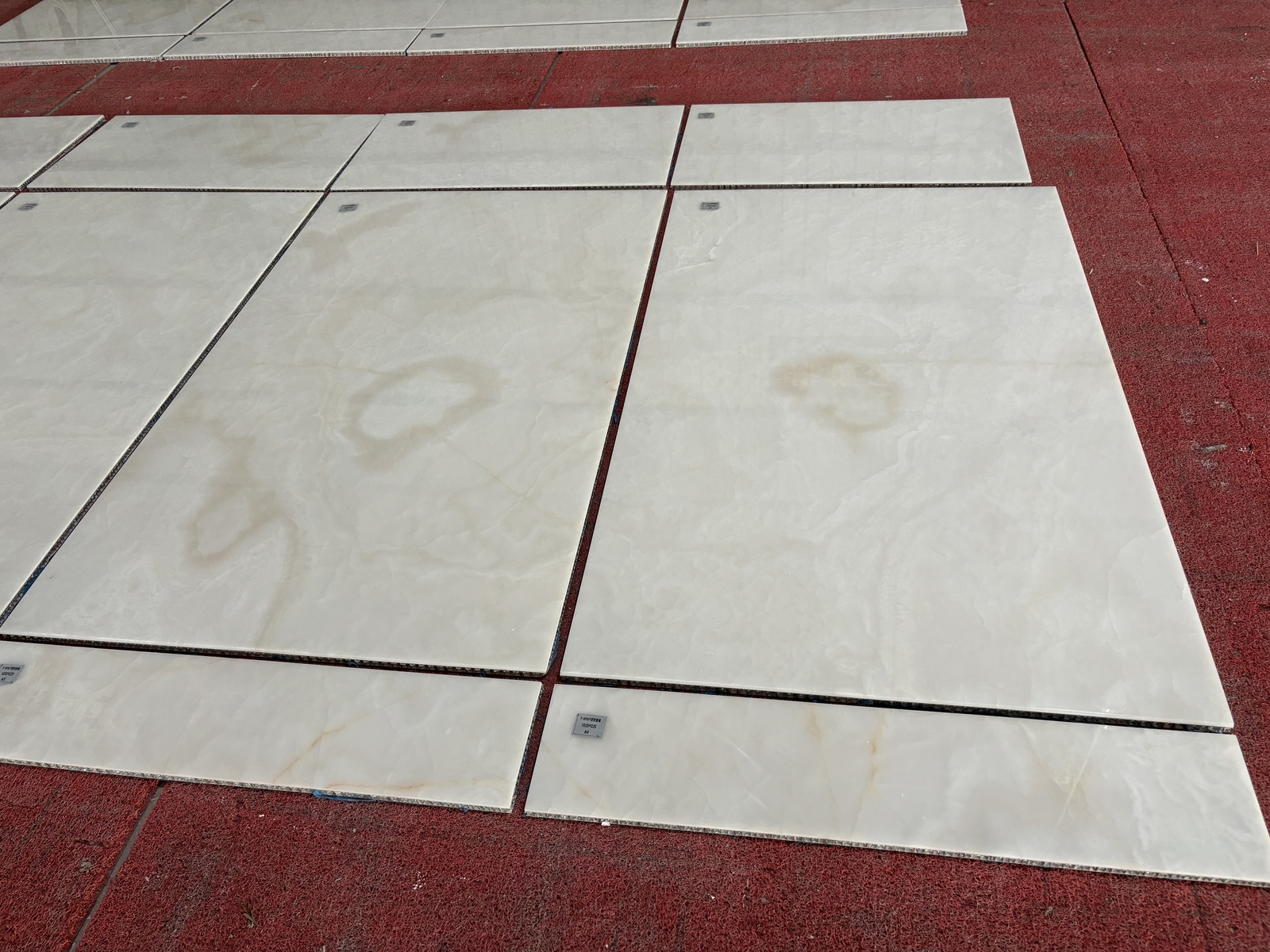 White Onyx Project Layout White Onyx project pieces arranged for layout pattern and visual continuity inspection