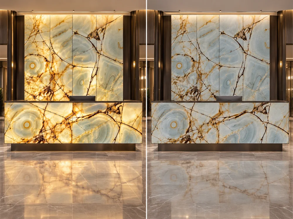 backlit-stone-reception-lights-on-off-review
