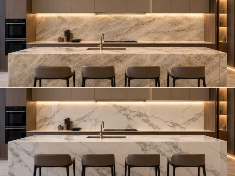 natural-quartzite-vs-porcelain-wall-worktop