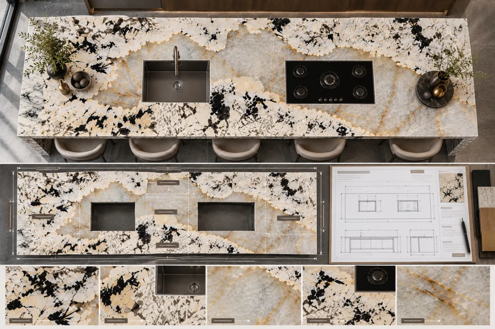patagonia-quartzite-sink-cooktop-pattern-layout
