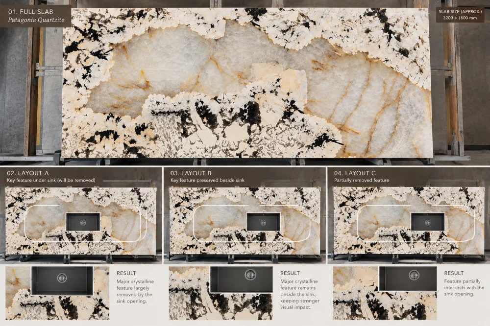 patagonia-quartzite-three-cutout-layout-options