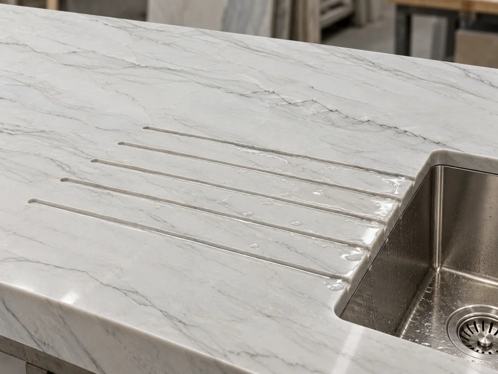 quartzite-drainer-groove-sample-test